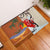 Japanese Culture Hawaii Style Rubber Doormat Mauna Kea and Fuji Mountains - Wonder Print Shop