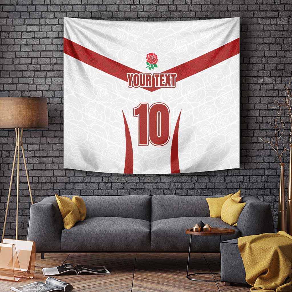 Custom England Rugby-The Red Rose Tapestry Go Champions