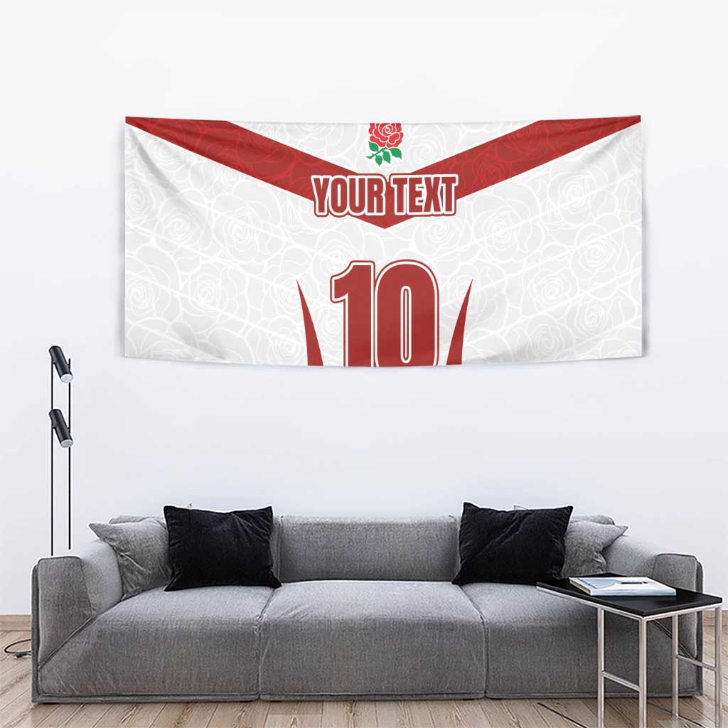 Custom England Rugby-The Red Rose Tapestry Go Champions