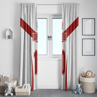 Custom England Rugby-The Red Rose Window Curtain Go Champions