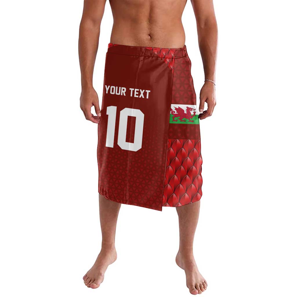 Custom Wales Rugby-The Three Feathers Lavalava Go Champions