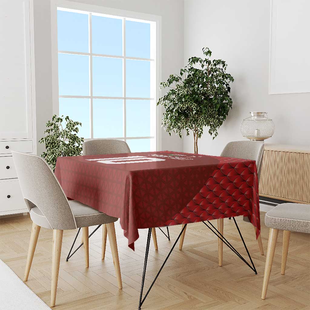 Custom Wales Rugby-The Three Feathers Tablecloth Go Champions