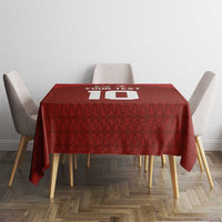 Custom Wales Rugby-The Three Feathers Tablecloth Go Champions