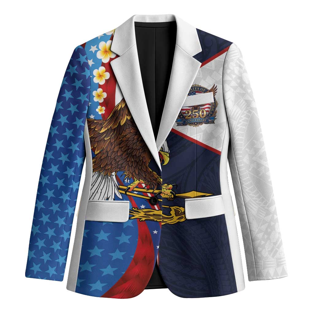 American Samoa and United States Semiquincentennial Blazer Bald Eagle with National Flag Style