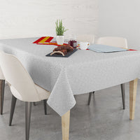 Custom Spain National Football Tablecloth Geometric Flag Stripe Pattern Retro Graphic Concept