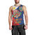 Philippines MassKara Men Tank Top Filipino Carnival Mask and Polynesian Pattern - Wonder Print Shop