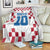 Custom Croatia Football 2024 Go Champion Blanket