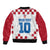 Custom Croatia Football 2024 Go Champion Bomber Jacket - Wonder Print Shop