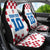 Custom Croatia Football 2024 Go Champion Car Seat Cover - Wonder Print Shop