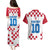 Custom Croatia Football 2024 Go Champion Couples Matching Puletasi and Hawaiian Shirt