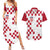 Custom Croatia Football 2024 Go Champion Couples Matching Summer Maxi Dress and Hawaiian Shirt