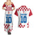 Custom Croatia Football 2024 Go Champion Couples Matching Summer Maxi Dress and Hawaiian Shirt