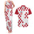 Custom Croatia Football 2024 Go Champion Couples Matching Tank Maxi Dress and Hawaiian Shirt