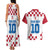 Custom Croatia Football 2024 Go Champion Couples Matching Tank Maxi Dress and Hawaiian Shirt