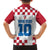 Custom Croatia Football 2024 Go Champion Family Matching Long Sleeve Bodycon Dress and Hawaiian Shirt