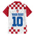 Custom Croatia Football 2024 Go Champion Family Matching Long Sleeve Bodycon Dress and Hawaiian Shirt