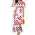 Custom Croatia Football 2024 Go Champion Family Matching Mermaid Dress and Hawaiian Shirt