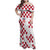 Custom Croatia Football 2024 Go Champion Family Matching Off Shoulder Maxi Dress and Hawaiian Shirt