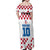 Custom Croatia Football 2024 Go Champion Family Matching Off Shoulder Maxi Dress and Hawaiian Shirt