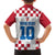 Custom Croatia Football 2024 Go Champion Family Matching Short Sleeve Bodycon Dress and Hawaiian Shirt