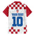 Custom Croatia Football 2024 Go Champion Family Matching Short Sleeve Bodycon Dress and Hawaiian Shirt