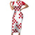 Custom Croatia Football 2024 Go Champion Family Matching Short Sleeve Bodycon Dress and Hawaiian Shirt