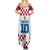 Custom Croatia Football 2024 Go Champion Family Matching Summer Maxi Dress and Hawaiian Shirt