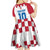 Custom Croatia Football 2024 Go Champion Kid Short Sleeve Dress - Wonder Print Shop