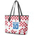 Custom Croatia Football 2024 Go Champion Leather Tote Bag - Wonder Print Shop