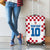 Custom Croatia Football 2024 Go Champion Luggage Cover - Wonder Print Shop