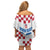 Custom Croatia Football 2024 Go Champion Off Shoulder Short Dress