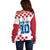 Custom Croatia Football 2024 Go Champion Off Shoulder Sweater - Wonder Print Shop