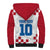 Custom Croatia Football 2024 Go Champion Sherpa Hoodie