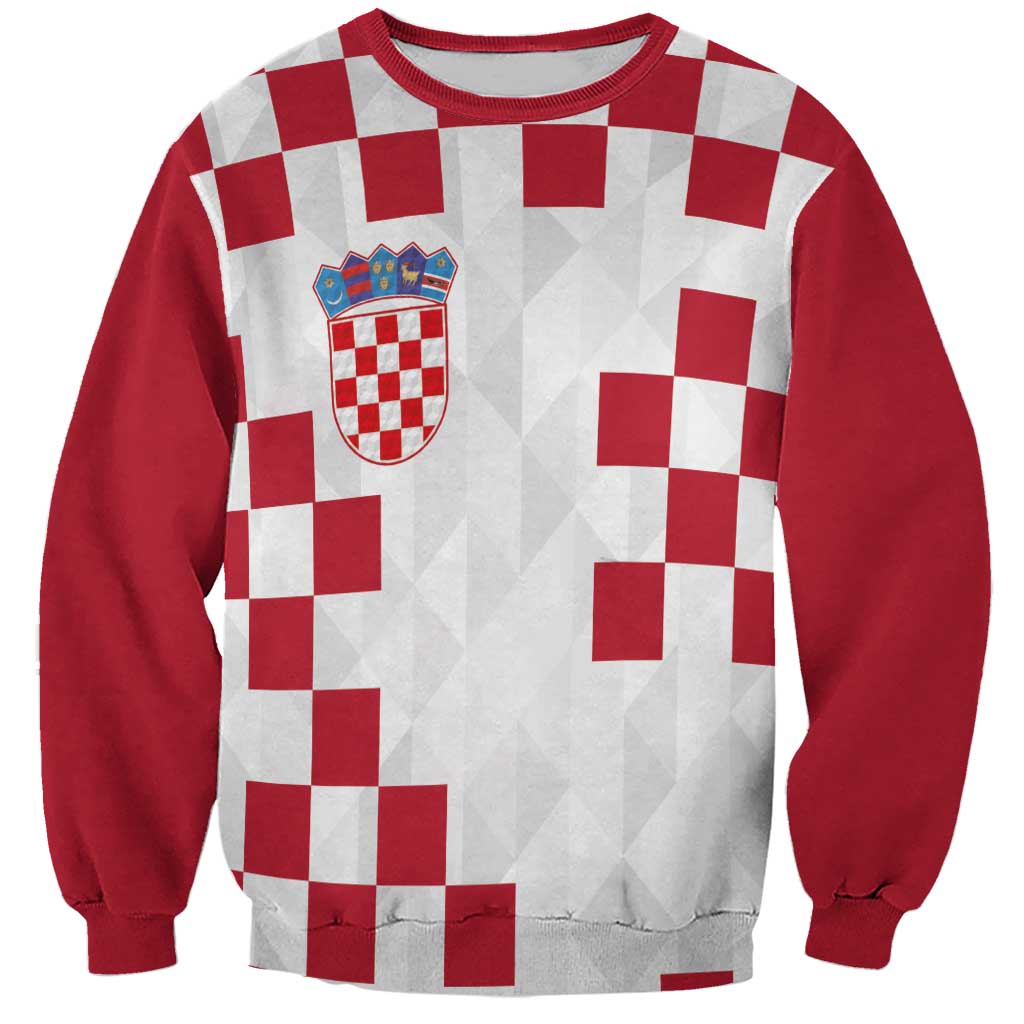 Custom Croatia Football 2024 Go Champion Sweatshirt