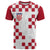 Custom Croatia Football 2024 Go Champion T Shirt - Wonder Print Shop