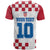 Custom Croatia Football 2024 Go Champion T Shirt - Wonder Print Shop