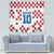 Custom Croatia Football 2024 Go Champion Tapestry