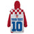 Custom Croatia Football 2024 Go Champion Wearable Blanket Hoodie