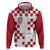 Custom Croatia Football 2024 Go Champion Zip Hoodie