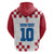 Custom Croatia Football 2024 Go Champion Zip Hoodie