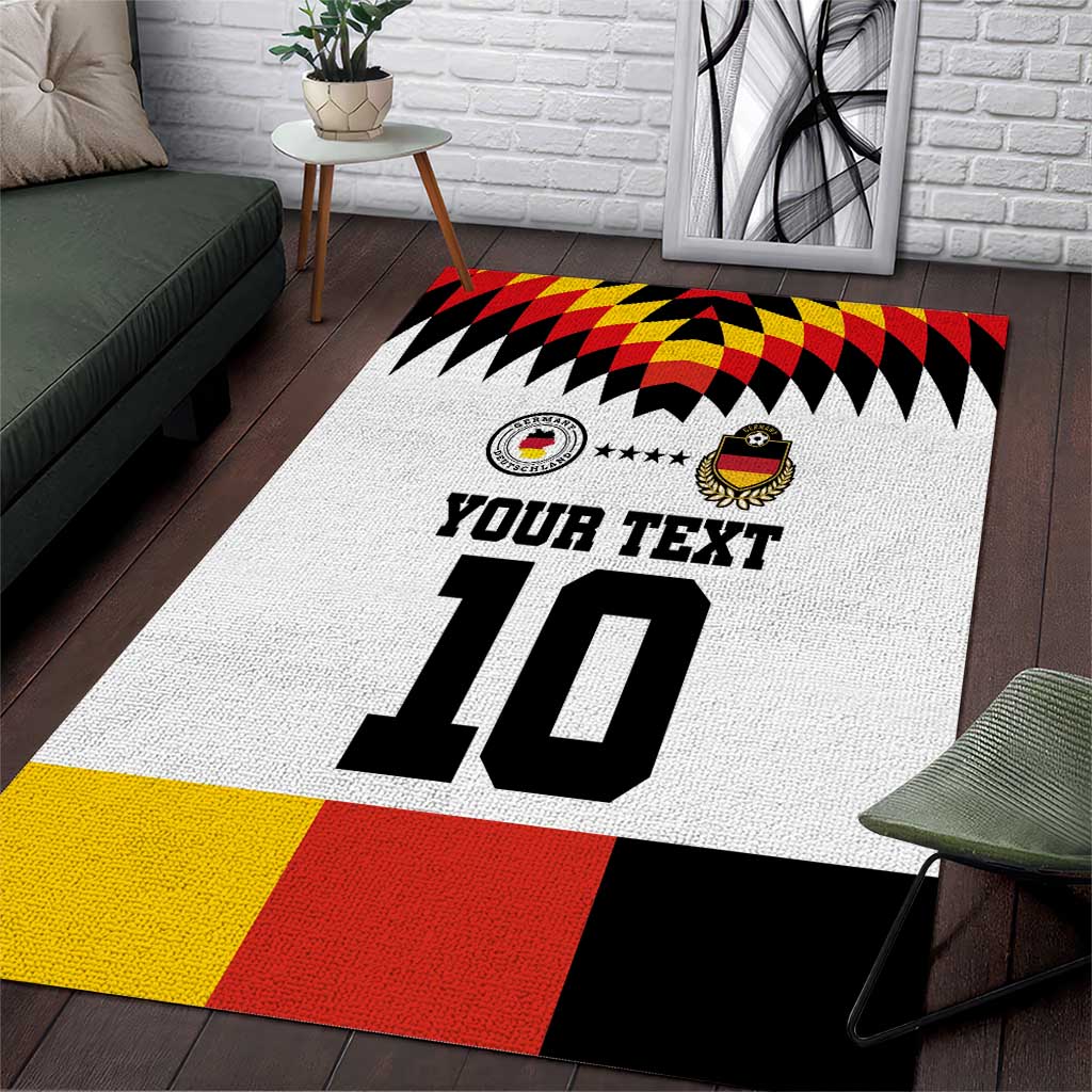 Custom Germany Football 2024 Go Champion Area Rug Design 90s Style Home Color - Wonder Print Shop