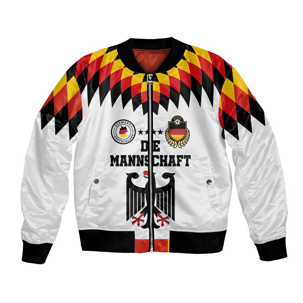 Custom Germany Football 2024 Go Champion Bomber Jacket Design 90s Style Home Color - Wonder Print Shop