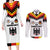 Custom Germany Football 2024 Go Champion Couples Matching Long Sleeve Bodycon Dress and Long Sleeve Button Shirt Design 90s Style Home Color - Wonder Print Shop