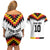 Custom Germany Football 2024 Go Champion Couples Matching Off Shoulder Short Dress and Hawaiian Shirt Design 90s Style Home Color - Wonder Print Shop