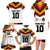 Custom Germany Football 2024 Go Champion Family Matching Long Sleeve Bodycon Dress and Hawaiian Shirt Design 90s Style Home Color - Wonder Print Shop