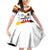 Custom Germany Football 2024 Go Champion Family Matching Off Shoulder Short Dress and Hawaiian Shirt Design 90s Style Home Color - Wonder Print Shop