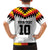 Custom Germany Football 2024 Go Champion Family Matching Short Sleeve Bodycon Dress and Hawaiian Shirt Design 90s Style Home Color - Wonder Print Shop