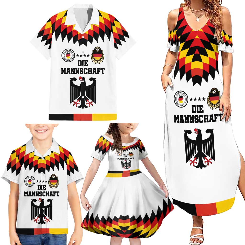 Custom Germany Football 2024 Go Champion Family Matching Summer Maxi Dress and Hawaiian Shirt Design 90s Style Home Color LT03