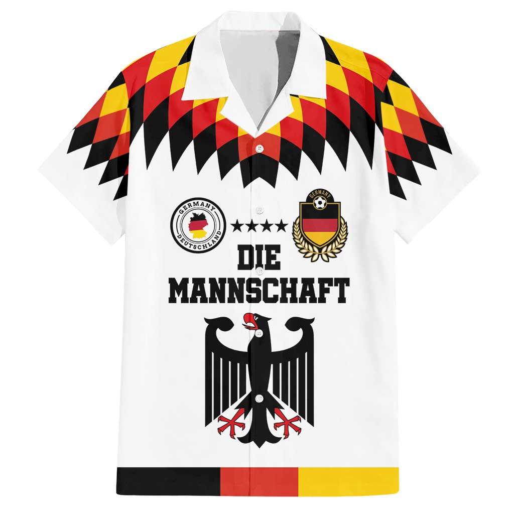 Custom Germany Football 2024 Go Champion Hawaiian Shirt Design 90s Style Home Color LT03