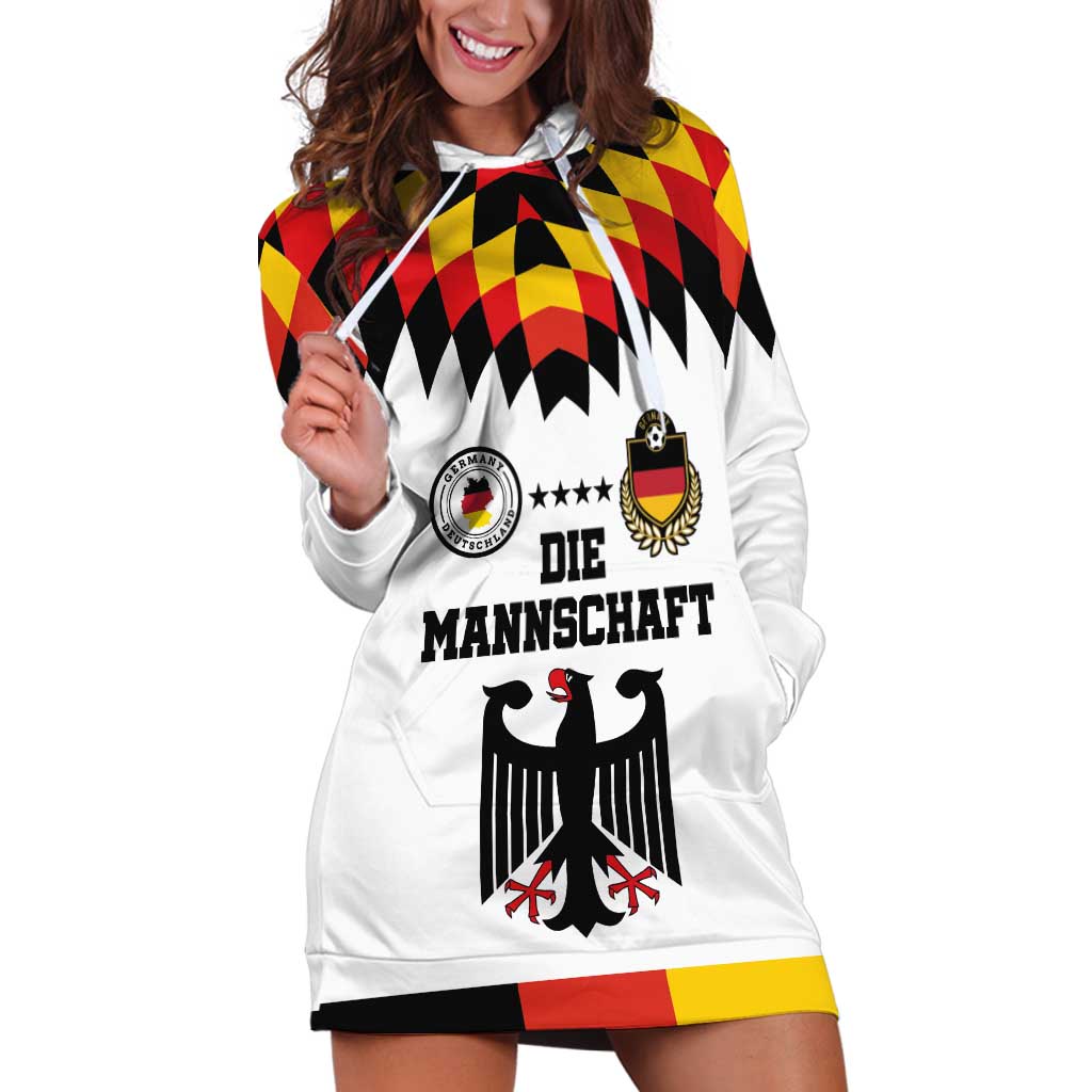 Custom Germany Football 2024 Go Champion Hoodie Dress Design 90s Style Home Color LT03